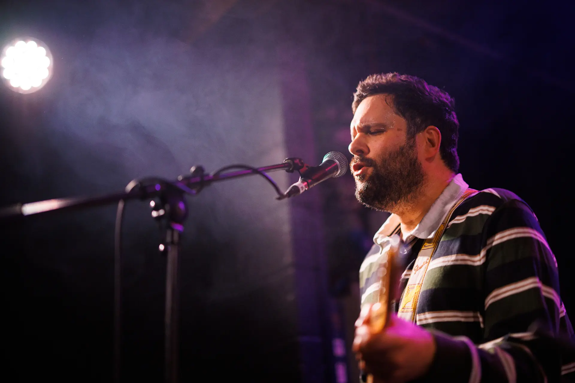The band Lakes performing on stage at The Waterfront music venue in Norwich. Captured by Live Music photography specialist, Fourth Wall Photography.
