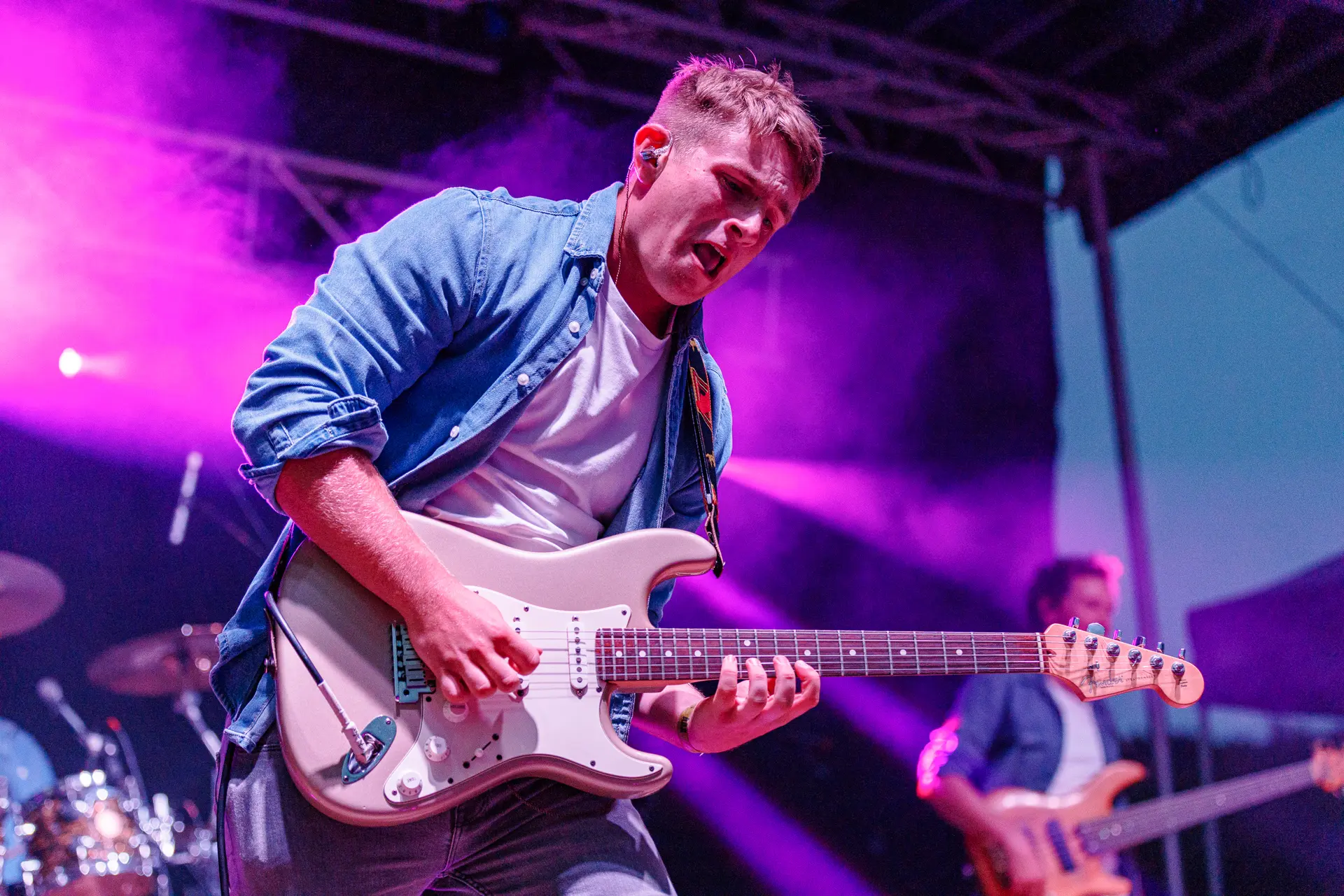 Guitarist at the Legends Festival in Cromer. Captured by Live Music photography specialist, Fourth Wall Photography.
